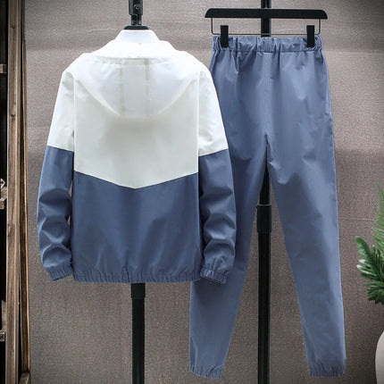 M-6XL-New-Men's-Sportswear-Set-from-Japan-South-Korea-Autumn-Casual-Wear-Men's-Hooded-Jacket-Leg-Tied-Pants-Trendy-Casual-Suit