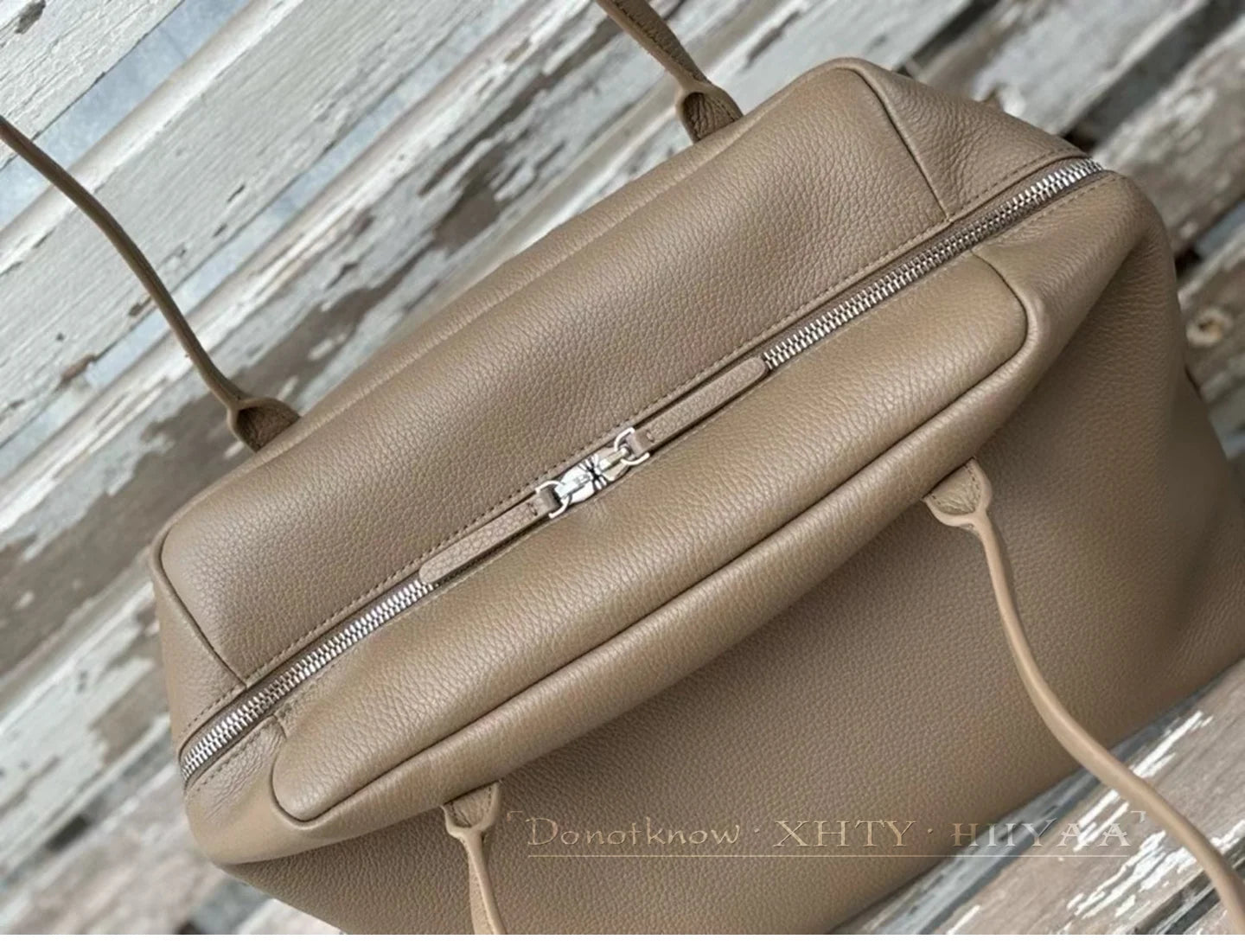 XHTY Genuine Leather Shoulder Bag Underarm Bag Women Soft Large Capacity Bowling Bag Simple Fashion Top Layer Cowhide New Model