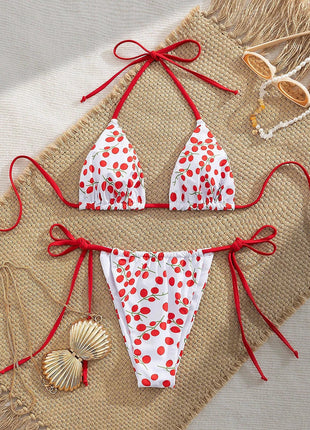 Costume da bagno donna micro bikini sexy 2026 Trend bikini perizoma in due pezzi Set costumi da bagno donna con lacci da spiaggia per costume da bagno donna PlatiNum
