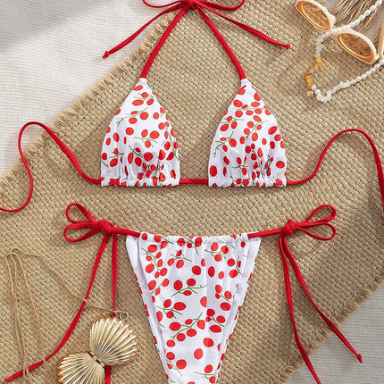 Costume da bagno donna micro bikini sexy 2026 Trend bikini perizoma in due pezzi Set costumi da bagno donna con lacci da spiaggia per costume da bagno donna PlatiNum