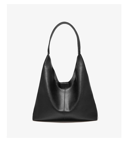 FOXER Minimalism Split Leather Women Shoulder Underarm Bag 2025 New Solid Casual Hobo Bag Female Daliy Tote Bag Purse