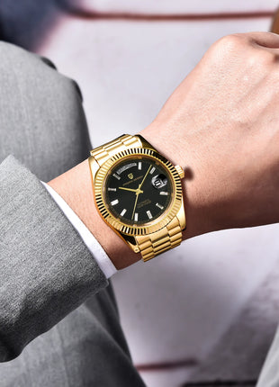 PAGANI DESIGN Nuovo Orologio da Uomo 40mm con Calendario Settimanale, Acciaio Inossidabile, Impermeabile 100M, Vetro Zaffiro AR, Movimento Giapponese di Lusso