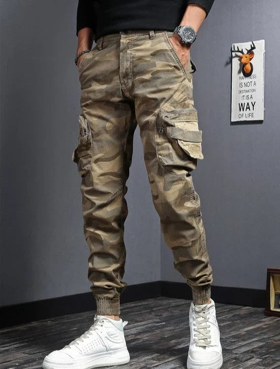 Casual Cargo Pants for Men Camo New In Camouflage Designer Cheap Regular Fit Korean Style Trousers Man Cheapest Street Harajuku