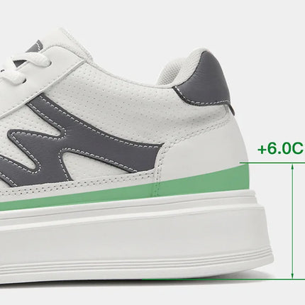 Hot selling Breathable Thick soled Trendy waterproof Durable Casual height increasing shoes Increase by 6 centimeters