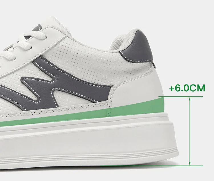 Hot selling Breathable Thick soled Trendy waterproof Durable Casual height increasing shoes Increase by 6 centimeters