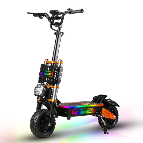 Monopattino Elettrico Cheevalry S11PRO con Doppio Motore 2*3000W, Batteria 60V43AH, Pneumatici Fuoristrada da 11 Pollici