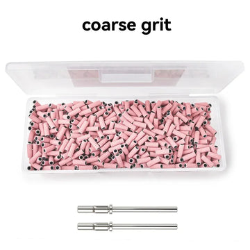 2000Pcs 3MM Sanding Bands for Nail Drill 100/150/240 Grit Nail Sanding Band Bulk for Salons Manicure
