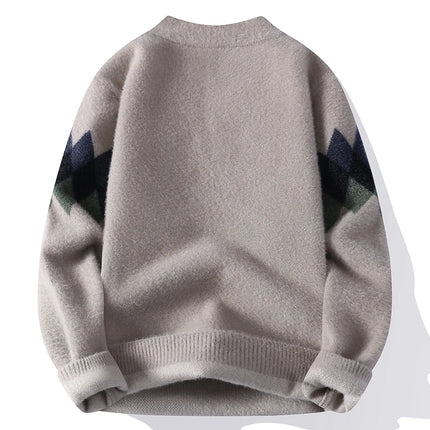 Winter Sweaters for male men thick O-neck sweater men Student youth sweaters autumn Men's wool Casual Knitwear Pullover