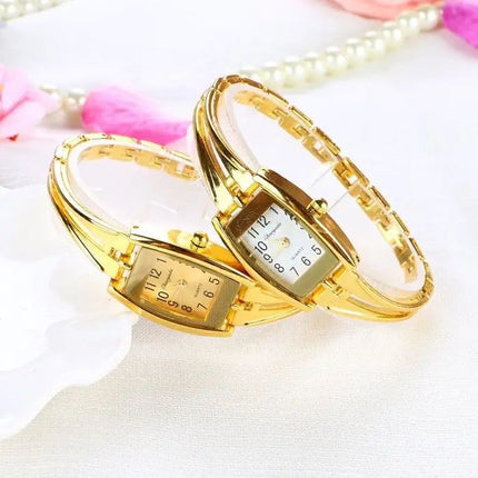 I più nuovi braccialetti per orologi da polso da donna Orologi da donna in acciaio inossidabile di moda Orologio da donna al quarzo Orologi Reloj Mujer platinumshop