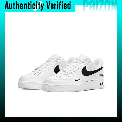 Nike Air Force 1 Skate Shoes Men's Low-top Black White IV5732-100(Team2154-S-BOX)