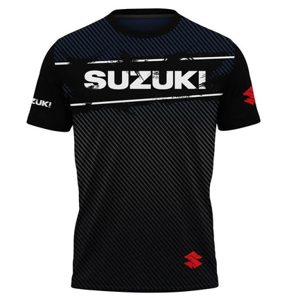 Men's Fashion Suzuki 2026 3D Print T-shirt, Summer Outdoor Sports Fitness Quick-Drying Breathable Casual Short Sleeve