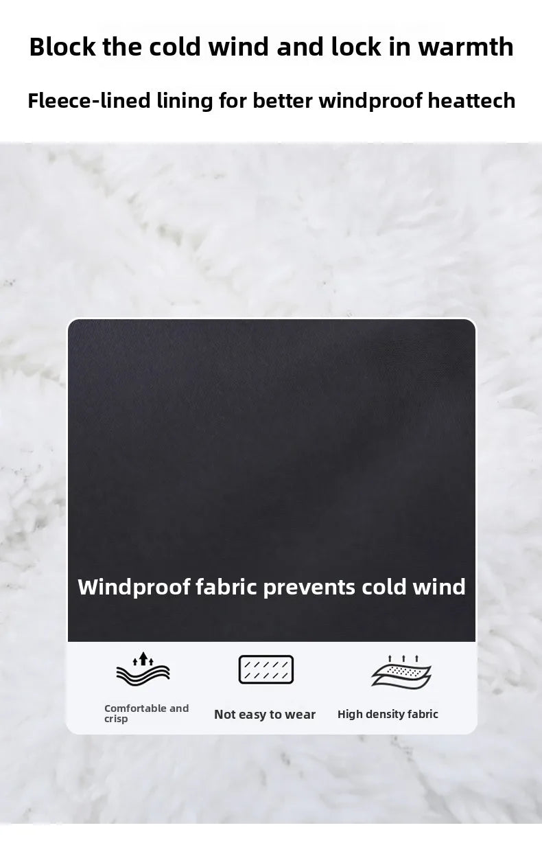 Winter Stand Collar Down Jacket Men Warm Plush Cotton Clothes Comfortable Versatile Parkas Thickened Fleece Lined Puffer Jackets