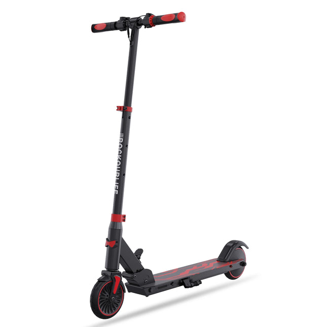 Monopattino elettrico RCB R15 per bambini da 8-16 anni, per bambini fino a 8 kg, pieghevole, doppio sistema frenante, autonomia massima 16 km