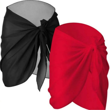 Top Casual Senza Maniche, Pareo Bohémien, Gonna Corta Avvolgente, Copricostume Estivo da Spiaggia per Donne platinumshop