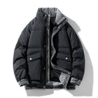 2025 Autumn and Winter New Down Jacket Fashionable Thickened Short Hooded Bakery Jacket for Men