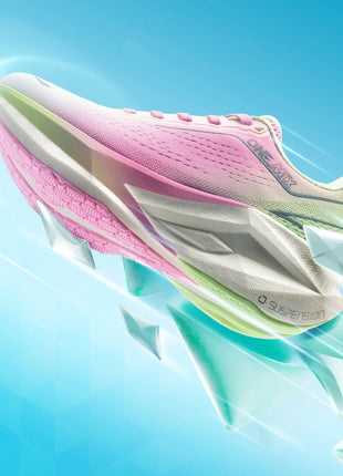 ONEMIX Scarpe da corsa da jogging per uomo Scarpe da ginnastica da esterno super leggere Scarpe da passeggio antiscivolo con ascensore Donna PlatiNum