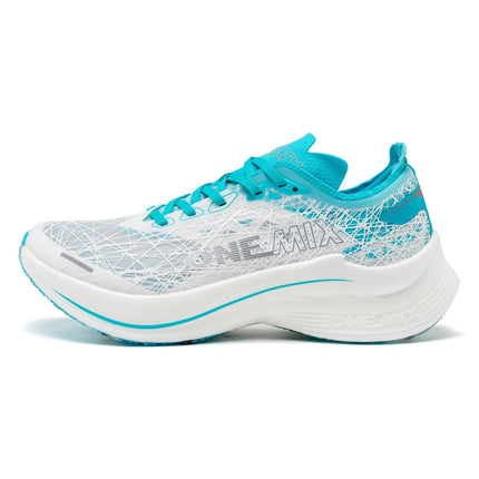 ONEMIX Marathon Scarpe da corsa con piastra in carbonio Assorbimento degli urti Scarpe sportive ultraleggere Tecnologia di rimbalzo Sneakers da uomo all'aperto PlatiNum
