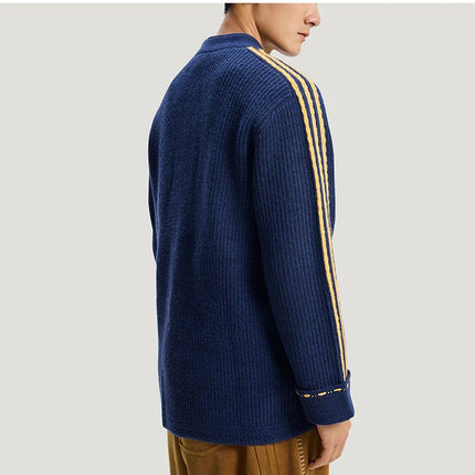 Adidas genuine clover men's and women's knitted loose jacket KR5064