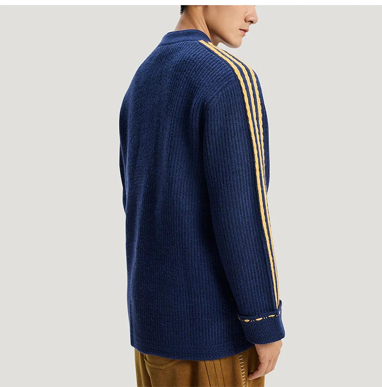 Adidas genuine clover men's and women's knitted loose jacket KR5064