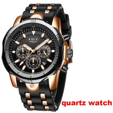 Orologi da Polso Meccanici Automatici LIGE 2026 per Uomo, Marca di Lusso, Orologio da Uomo con Tourbillon, Moda Business, Impermeabile platinumshop