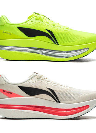 Li-Ning Women's RED HARE 9 ULTRA Racing Running Shoes SUPER BOOM Cushion BOOM FIBER Breathable LiNing Training Sneakers ARPW008 PlatiNum