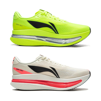 Li-Ning Women's RED HARE 9 ULTRA Racing Running Shoes SUPER BOOM Cushion BOOM FIBER Breathable LiNing Training Sneakers ARPW008 PlatiNum