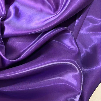 Tessuto Satinato Liquido Lucido di Lusso Riflettente Effetto Galassia per Abiti da Sposa e Design di Abiti alla Moda