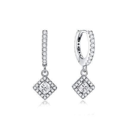 Orecchini Originali in Argento Sterling 925, Modello 2026, a Perno e a Cerchio con Cristalli, per Donna, in Oro Rosa, con Corona, Cuore, Infinito, Ape, Gioielli platinumshop