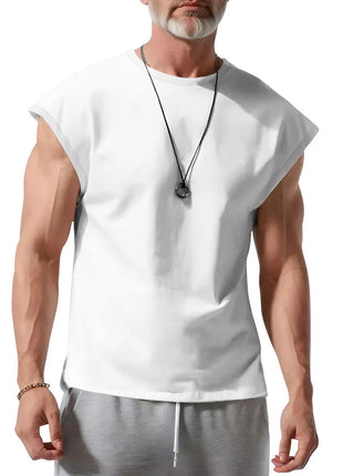 Amazon cross-border men's clothing summer new sleeveless t-shirt youth casual loose thin vest men PlatiNum