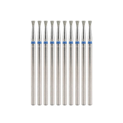 10Pcs Diamond Milling Cutter For Manicure Electric Nail Drill Bits Accessory Pedicure Machine Nail File Gel Remover Tool uñas Accesorios Y Herramientas