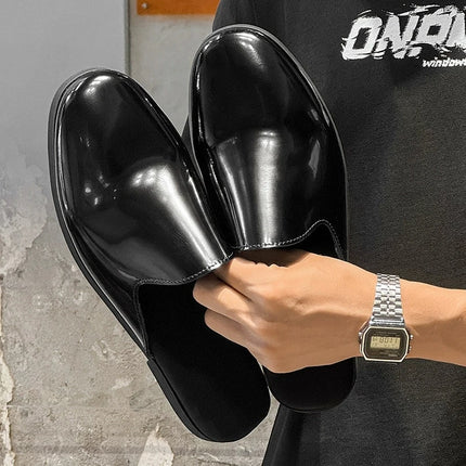 Nuovi Mocassini da Uomo 2026, Scarpe Eleganti di Lusso in Pelle Verniciata, Antiscivolo, per Esterni, Estive, Fatti a Mano