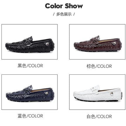 Scarpe Italiane Formali da Uomo, Mocassini in Pelle Fatti a Mano, Scarpe Casual Eleganti Slip-on, Comode Calzature di Lusso per Uomo