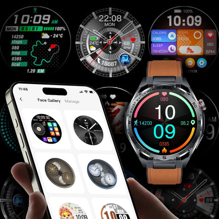 Nuovo Smartwatch 2026 con Analisi AI del Grasso Corporeo, ECG+PPG, Acido Urico, Pressione Sanguigna, Ossigeno nel Sangue, Chiamate, Schermo AMOLED per Uomini e Donne platinumshop