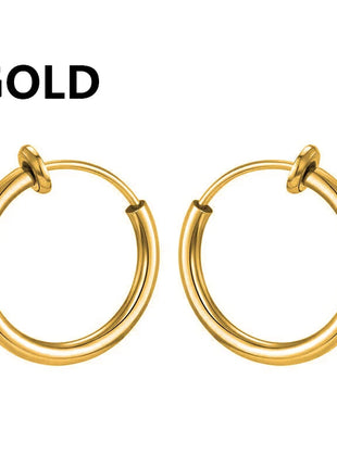 1/16 paia di orecchini a bottone magnetici da uomo in acciaio inossidabile con croce Non penetrante orecchini a cerchio Unisex CZ Magnet Clip on Earring platinumshop