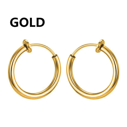 1/16 paia di orecchini a bottone magnetici da uomo in acciaio inossidabile con croce Non penetrante orecchini a cerchio Unisex CZ Magnet Clip on Earring platinumshop