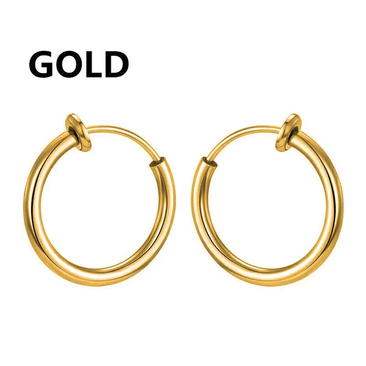 1/16 paia di orecchini a bottone magnetici da uomo in acciaio inossidabile con croce Non penetrante orecchini a cerchio Unisex CZ Magnet Clip on Earring platinumshop