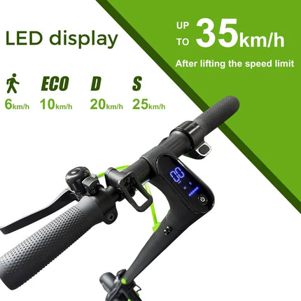 Monopattino Elettrico Wildstride 350W/500W con Motore Potente, Autonomia 30&45km, Batteria 15ah, Pneumatici da 10 Pollici, Velocità 35km/h, Pieghevole, App Intelligente, per Adulti, Modello E5max