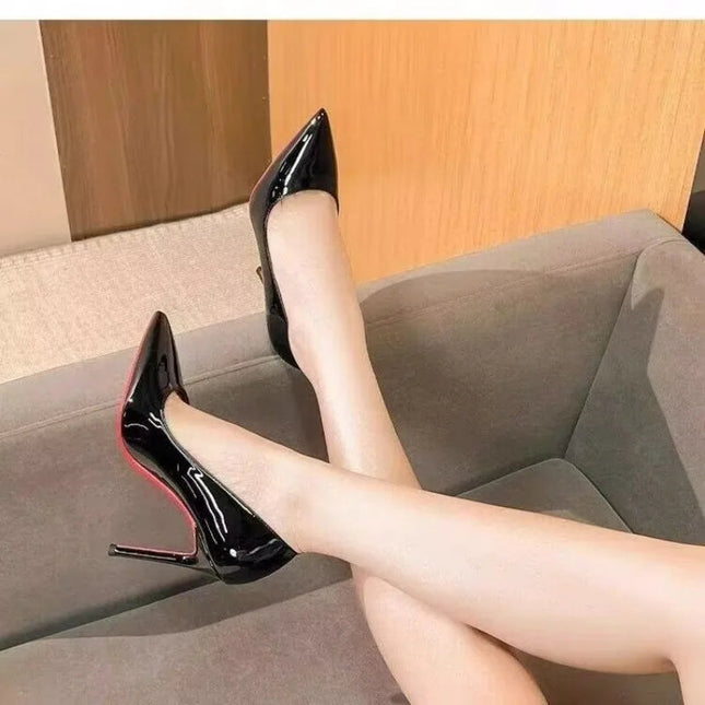 Sexy Black High Heels for Ladies Elegant woman heels 2025 trend Stiletto Pointed Toe Shoes Women Nightclub Prom Party Shoes PlatiNum