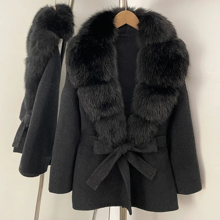 Fur Coat Eco-friendly Winter Clothes Woman Jacket with Fur Korean Reviews Many Clothes Outer Coat Ladies Outerwears Faux Fur