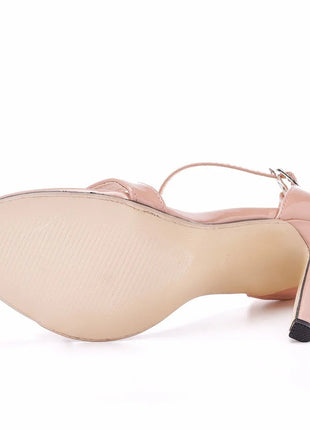 2026 spring Fashion Large Size 11cm Woman Sexy Dance Shoes Sandals Women Shoe Summer High Heels Stiletto Elegant Party Shoe PlatiNum
