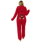 Animal Kigurumi Costume Cute Bear Onesie For Women Men Adult Cartoon Animal Pajamas Winter Soft Warm Fleece Hooded Sleepwear