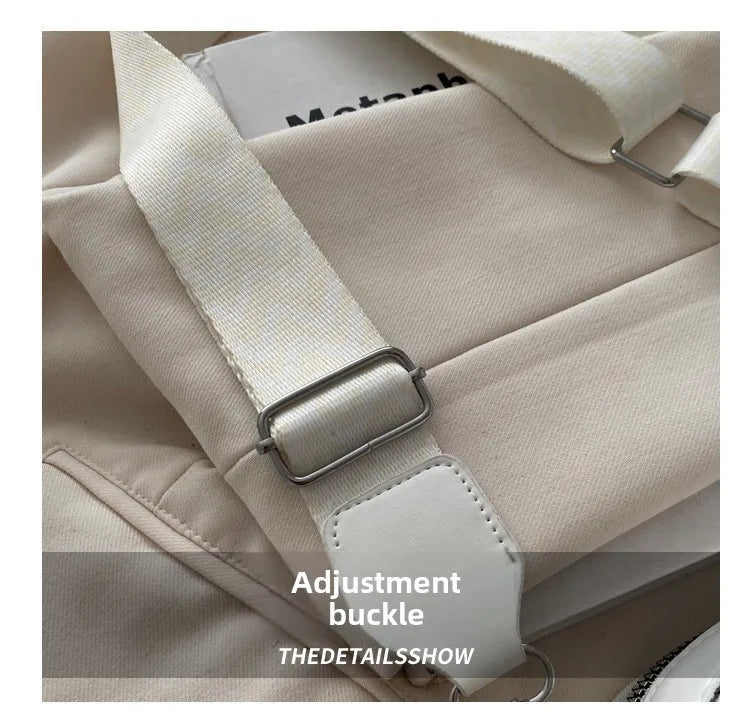 Chic SM Letter Camera Bags, Stylish Women’s Crossbody Small Square Purses with Wide Patterned Straps, Perfect for Daily Casual PlatiNum