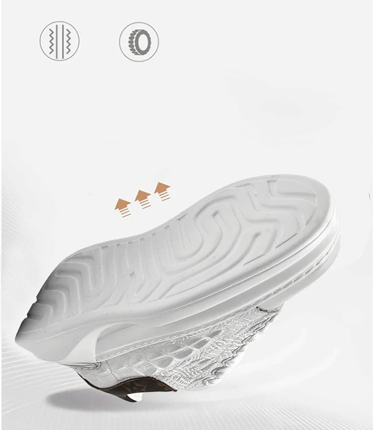 Leather Shoes Men's Skateboard Cricket for Men Sports Running Sneakers Male Luxury Designer Flats Platform