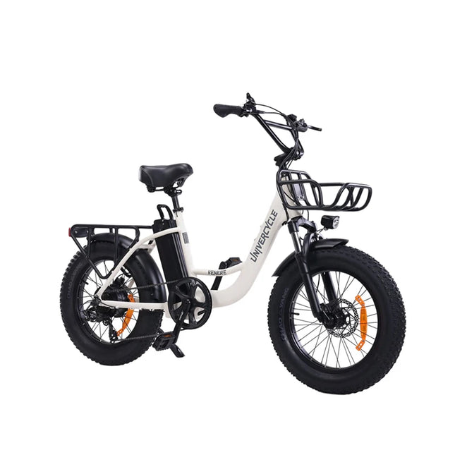 UNIVERCYCLE B5 VENERE Electric Bike for Adults 250W Motor 25KM/H 48V 13AH Removable Battery 20 Inch Fat Tires E-Bike Hydraulic Disc Brakes Low Step Frame Commuter Electric Bicycle Long Range 55KM