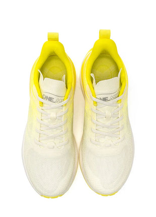 ONEMIX Scarpe da corsa da uomo in stile cinese Traspirante Carattere di moda Vamp Cuscino d'aria Scarpe sportive Scarpe da ginnastica da passeggio all'aperto PlatiNum