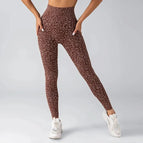 Brown leopard print