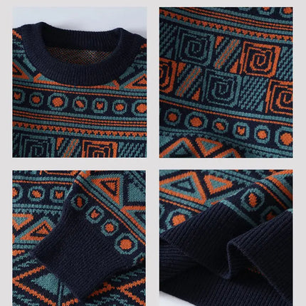 Men's fashion pullovers 2026 men winter korean style Sweaters mens warm sweater O-neck men sweaters autumn  men full size M-3XL