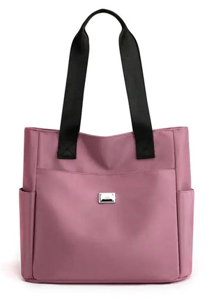 High Quality Large Capacity Handbag Tote Bags Lightweight Waterproof Nylon Shoulder Bag For Work School And Travel Shoulder Bags PlatiNum