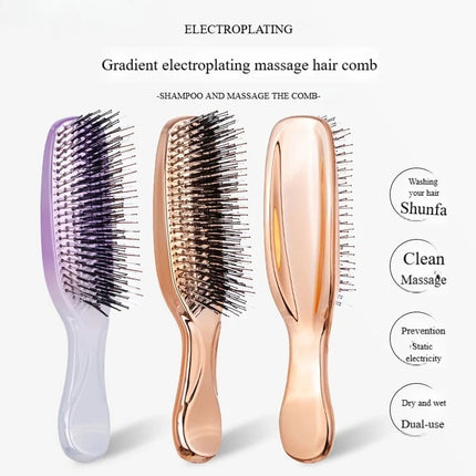 1pcs Japanese Premiun Comb Scalp Massage Brush Portable Soft Anti-frizz Comb Head Massager Hair Beauty Styling Tools