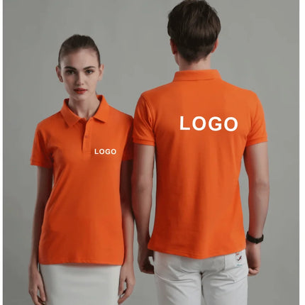 Summer Casual Polo Shirt Breathable Economical Custom Polo for Company Staff Work Polo Shirt with Custom Logo Print Embroidery